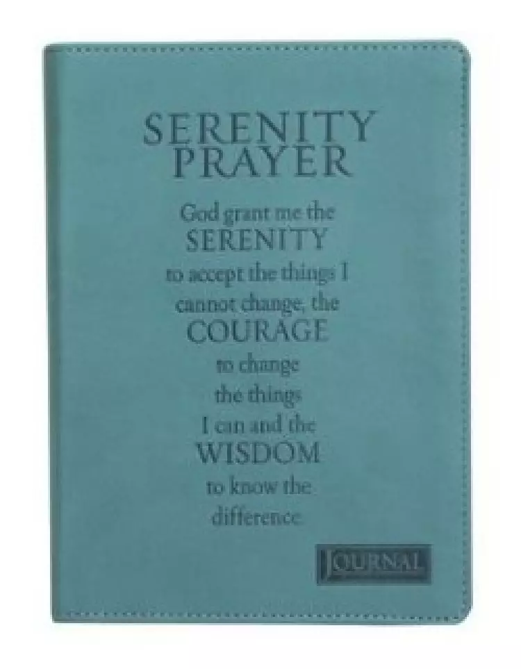 Serenity Prayer (Turquoise) Flexcover Journal