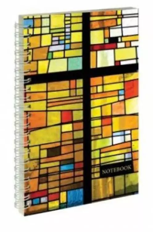 Stained Glass - Frosted Wirebound Notebook