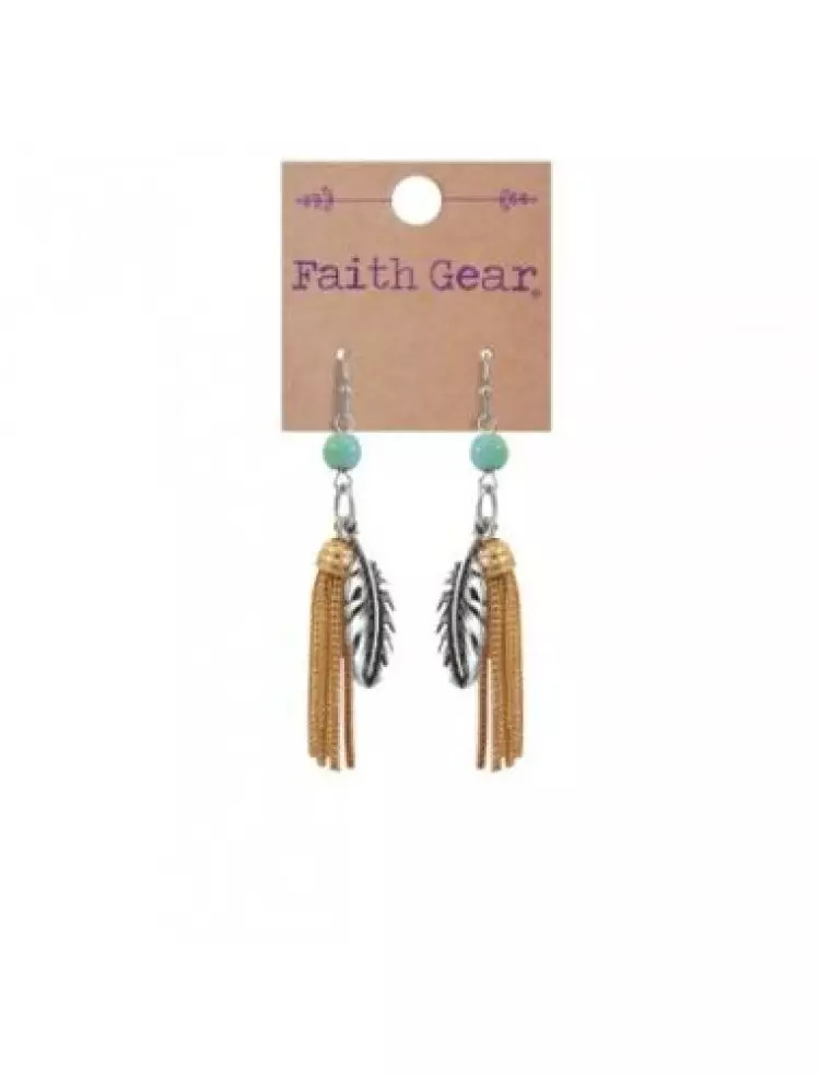 Faith Gear Women's Earrings - Feathers
