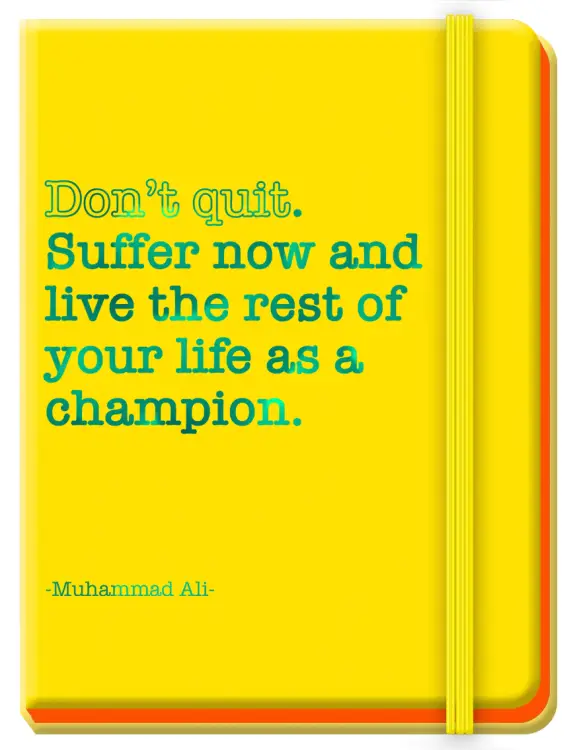Journals For Success Midi - Muhammad Ali Yellow