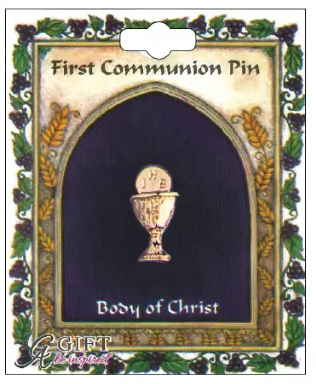 Communion Chalice & Host Brooch