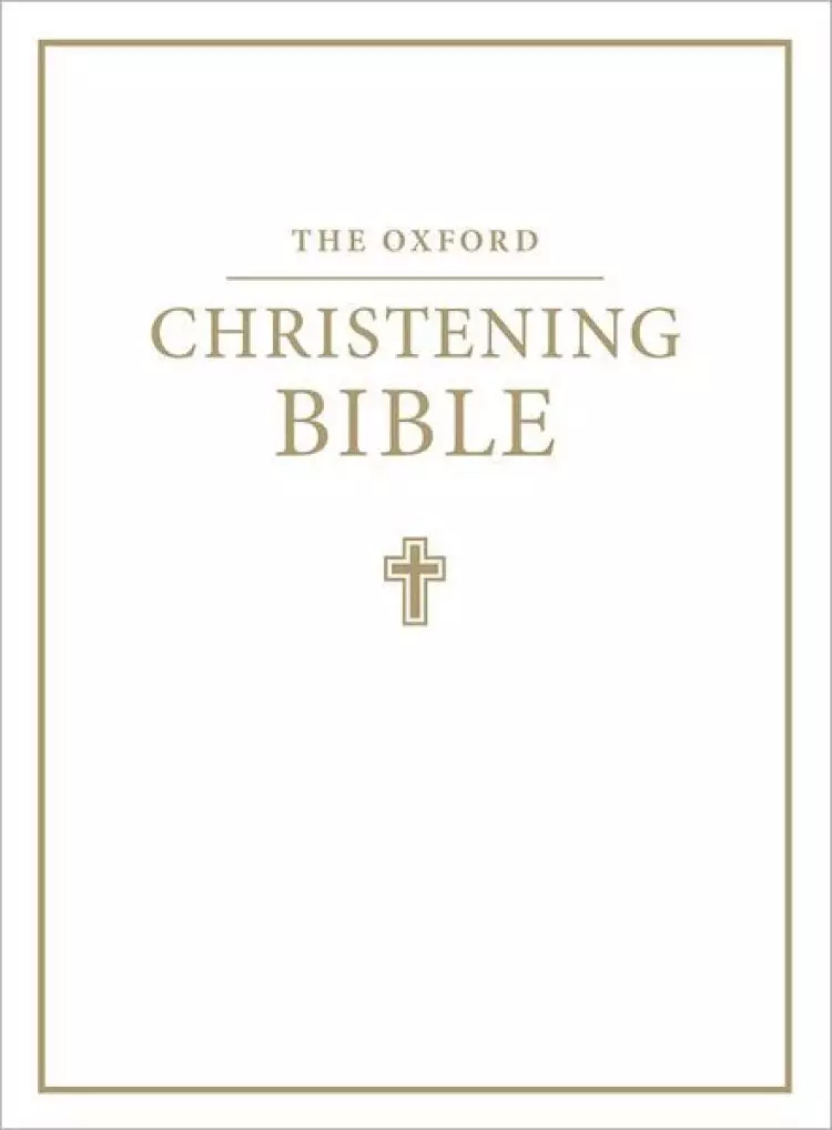 KJV Christening Bible: White, Imitation Leather