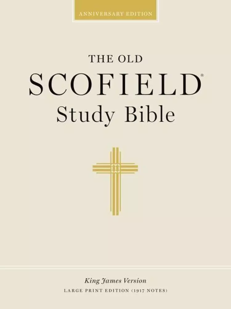 KJV Old Scofield Study Bible Large Print Edition Bonded Leather Black