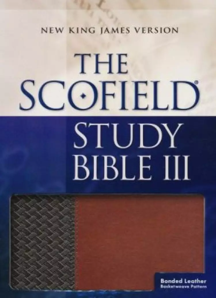 NKJV Scofield Study Bible, Brown, Bonded Leather, Book Introductions, Maps
