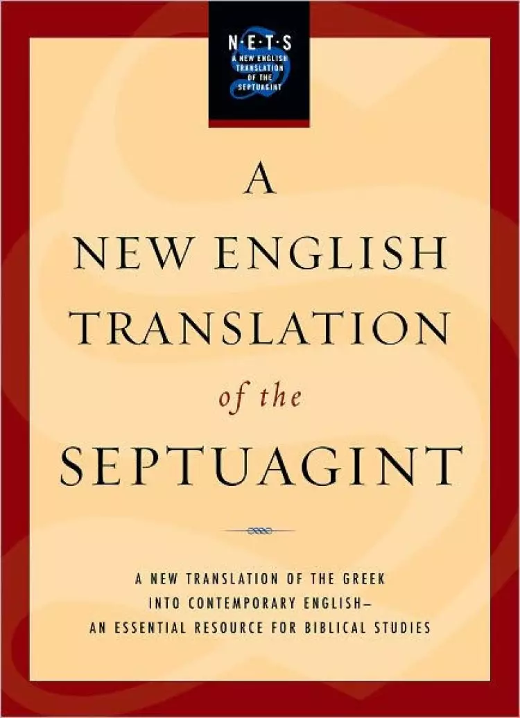New English Translation Of The Septuagint
