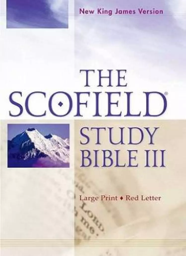 NKJV Scofield Study Bible 3 Large Print Burgundy Bonded Leather