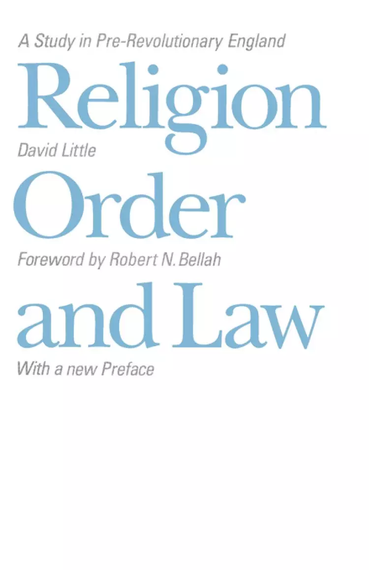 Religion, Order and Law