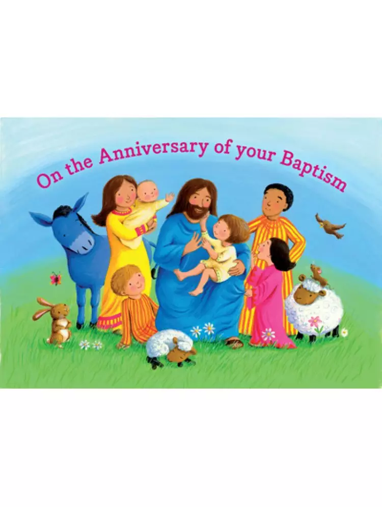 Anniversary of Baptism Card Pack of 10