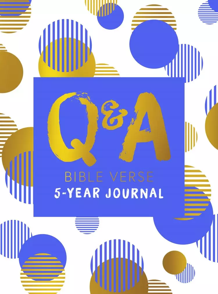Q & A Bible Verse 5-Year Journal Blue Edition