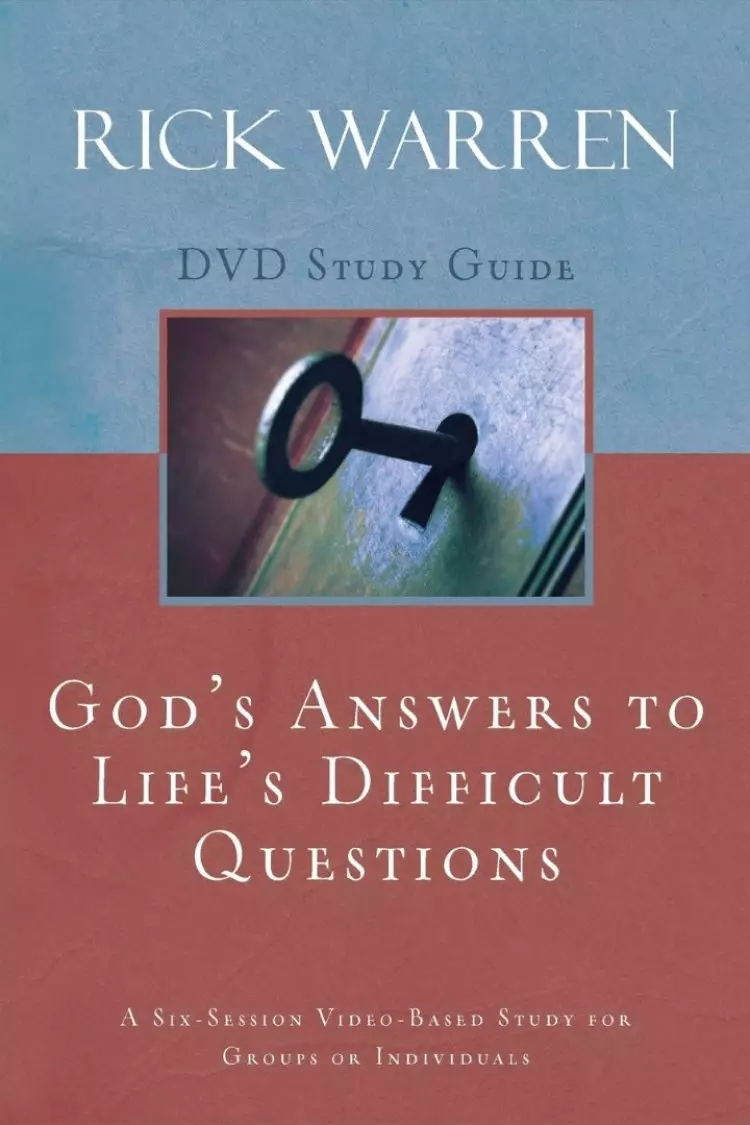 God's Answers to Life's Difficult Questions Bible Study Guide