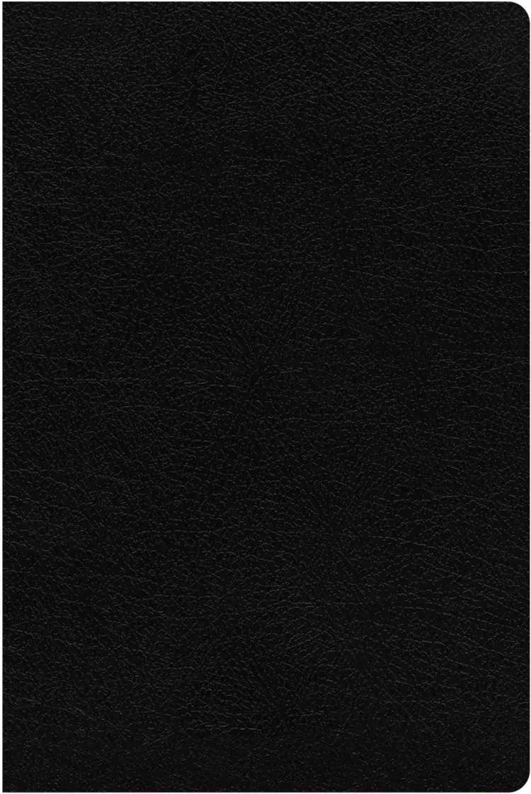 NIV Study Bible, Fully Revised Edition (Study Deeply. Believe Wholeheartedly.), Bonded Leather, Black, Red Letter, Thumb Indexed, Comfort Print