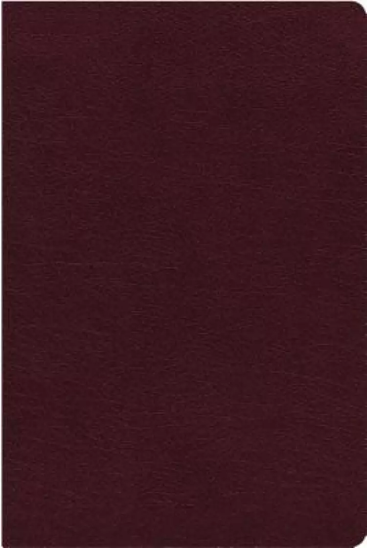 NIV, Reference Bible, Giant Print, Bonded Leather, Burgundy, Red Letter, Thumb Indexed, Comfort Print