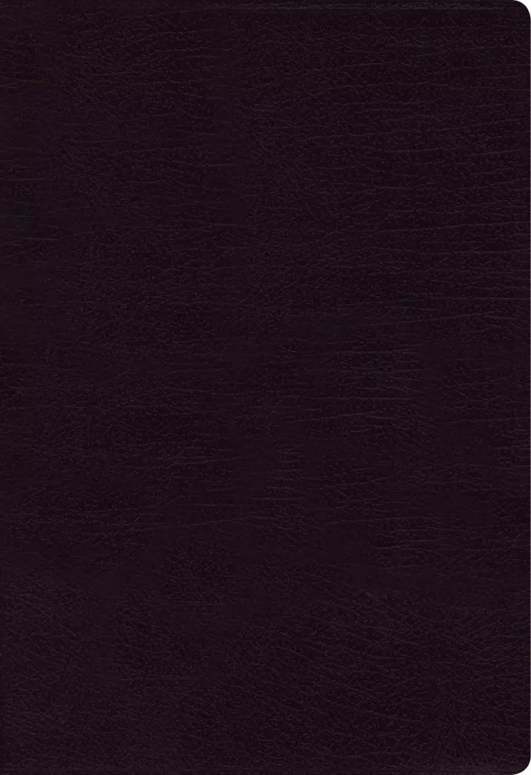NASB, Thinline Bible, Giant Print, Bonded Leather, Black, Red Letter, 1995 Text, Comfort Print