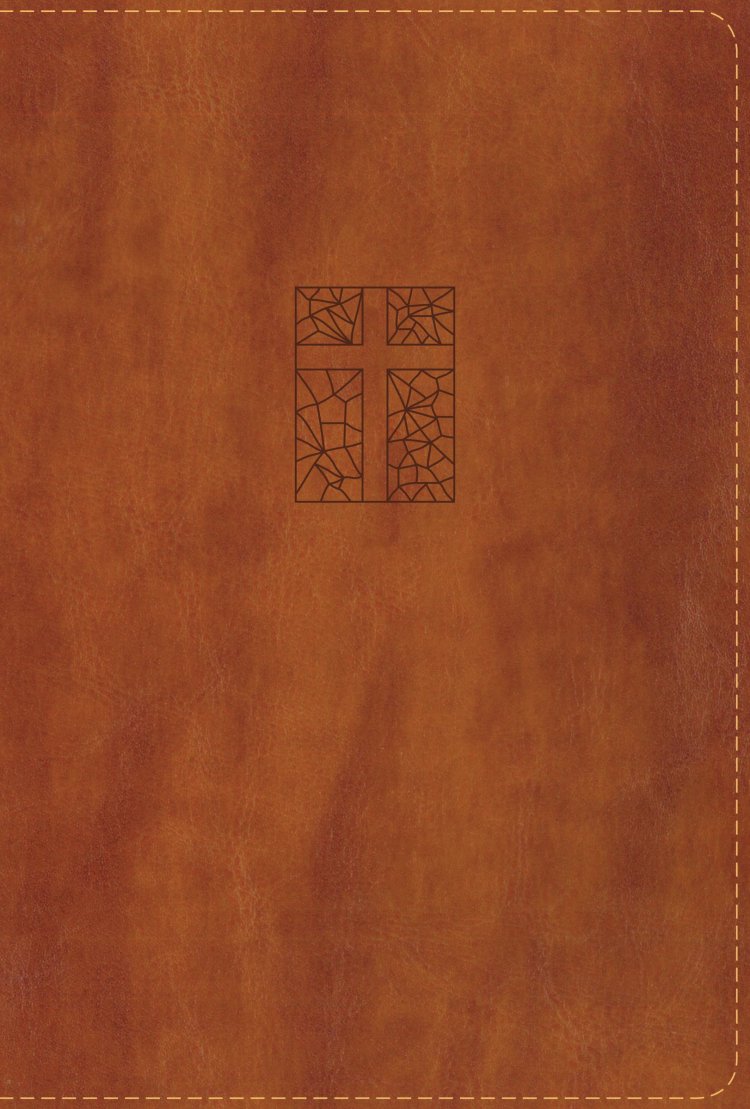 NRSV, Single-Column Reference Bible, Leathersoft, Brown, Comfort Print