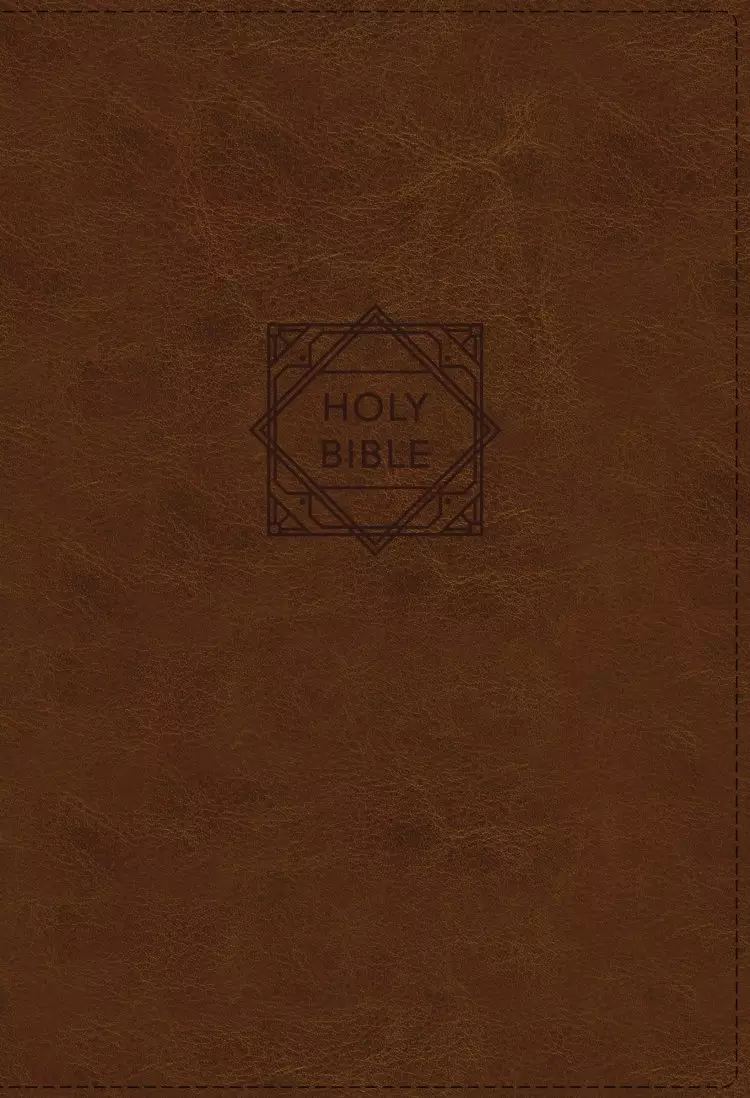 NASB, Super Giant Print Reference Bible, Leathersoft, Brown, Red Letter, 1995 Text, Comfort Print