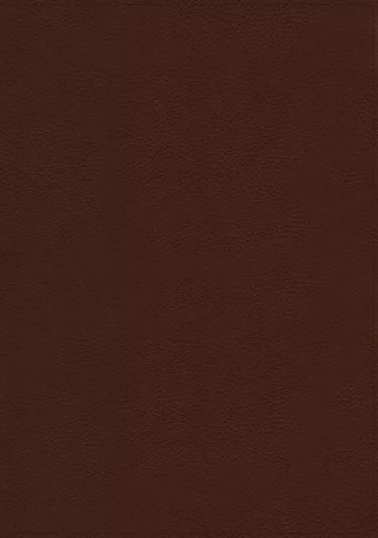 KJV, Thompson Chain-Reference Bible, Genuine Leather, Calfskin, Brown, Red Letter, Thumb Indexed, Comfort Print