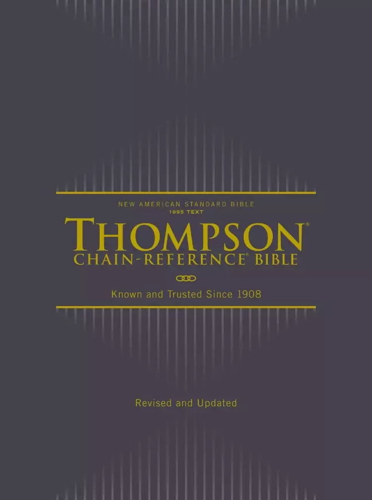 NASB, Thompson Chain-Reference Bible, Hardcover, 1995 Text, Red Letter, Comfort Print