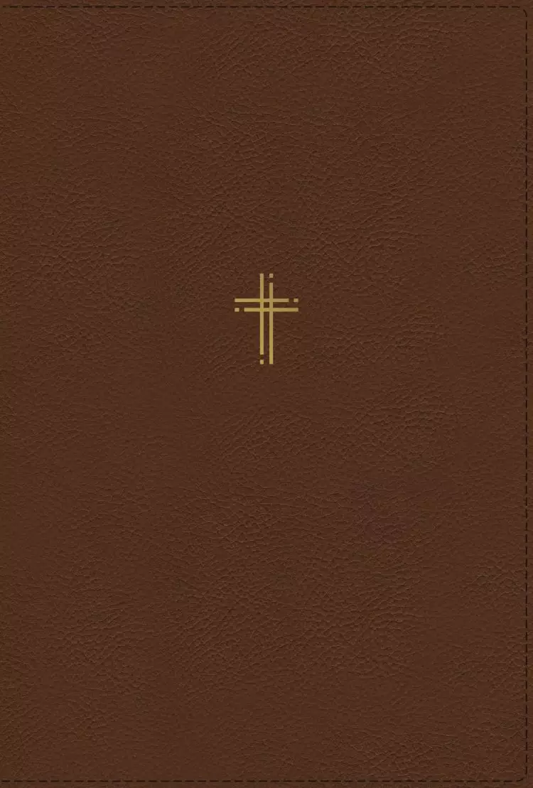 NASB, Thompson Chain-Reference Bible, Leathersoft, Brown, 1995 Text, Red Letter, Comfort Print