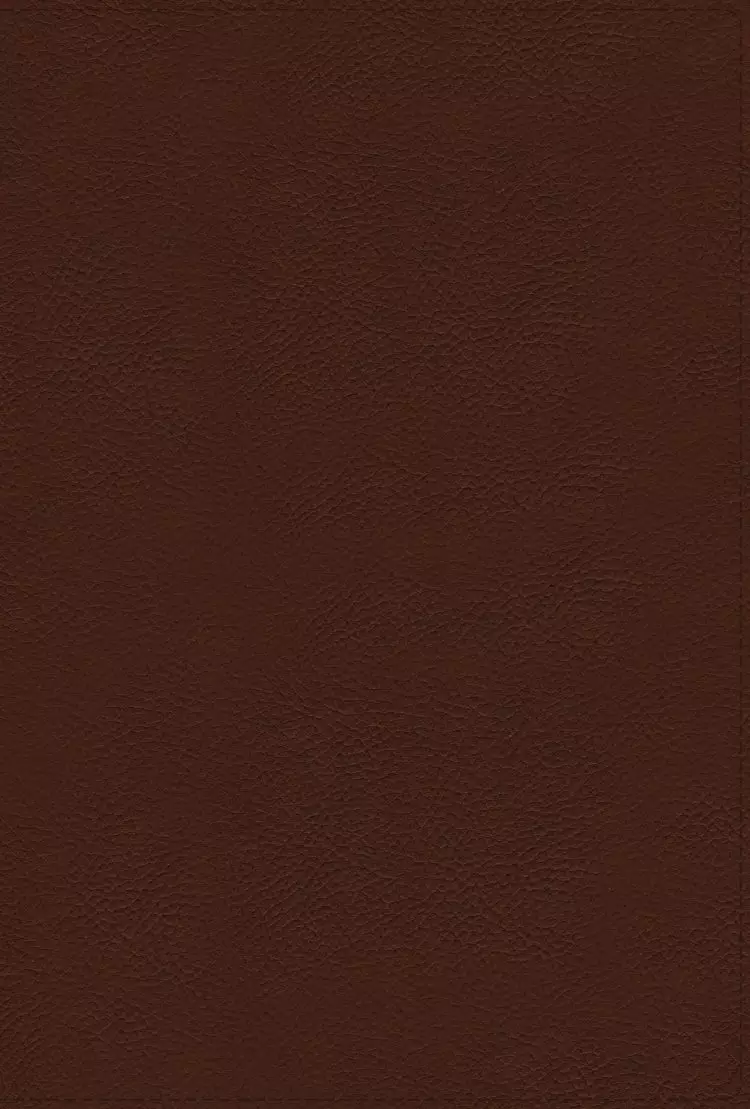 NIV, Thompson Chain-Reference Bible, Large Print, Genuine Leather, Cowhide, Brown, Red Letter, Art Gilded Edges, Comfort Print