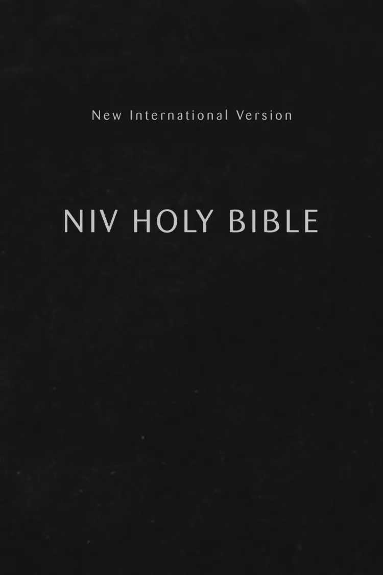 NIV, Holy Bible, Compact, Paperback, Black, Comfort Print