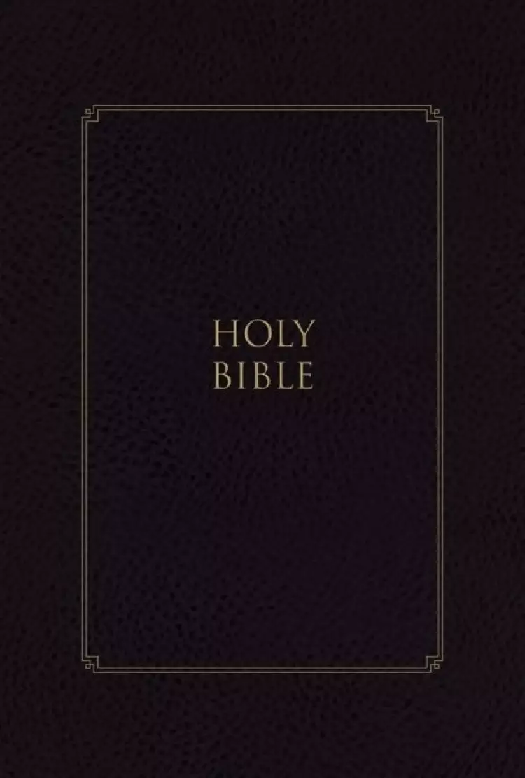 KJV, Thompson Chain-Reference Bible, Leathersoft, Black, Red Letter, Thumb Indexed, Comfort Print