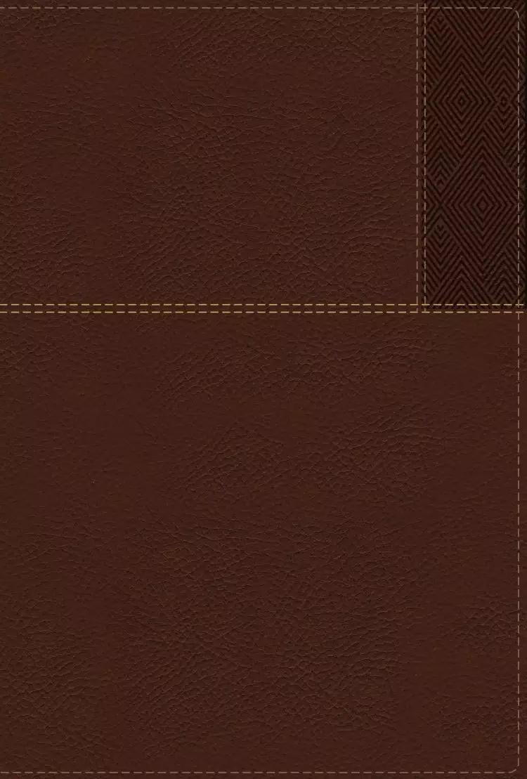 Niv, Thinline Reference Bible (Your Portable Reference Bible), Large Print, Leathersoft, Brown, Red Letter, Thumb Indexed, Comfort Print