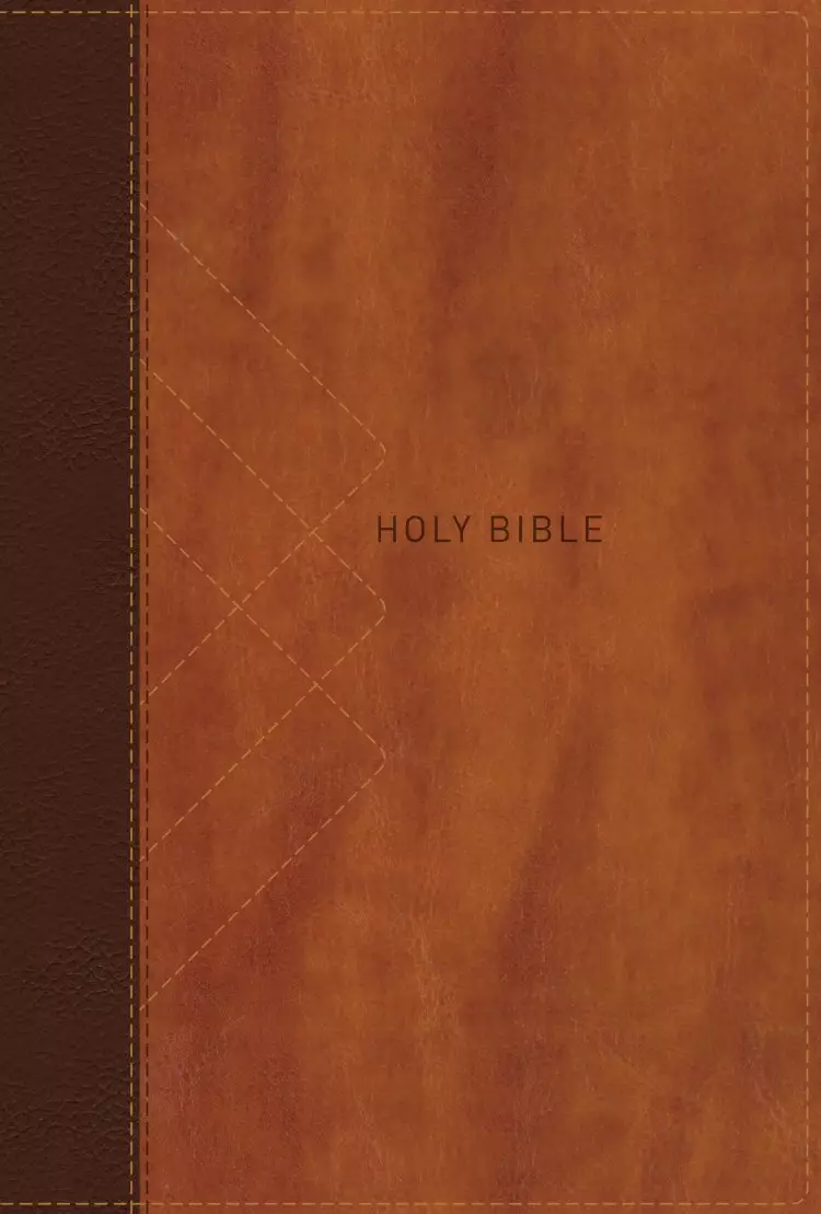 Niv, Thinline Bible, Giant Print, Leathersoft, Brown, Red Letter, Thumb Indexed, Comfort Print