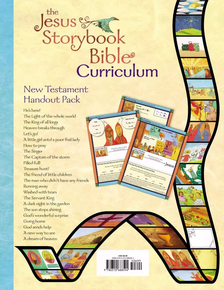 Jesus Storybook Bible Curriculum Kit Handouts, New Testament