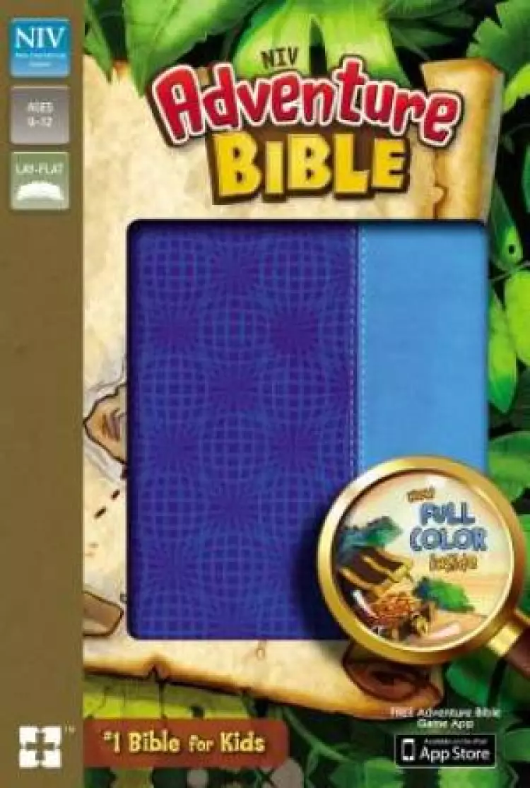 NIV, Adventure Bible, Imitation Leather, Blue, Full Color