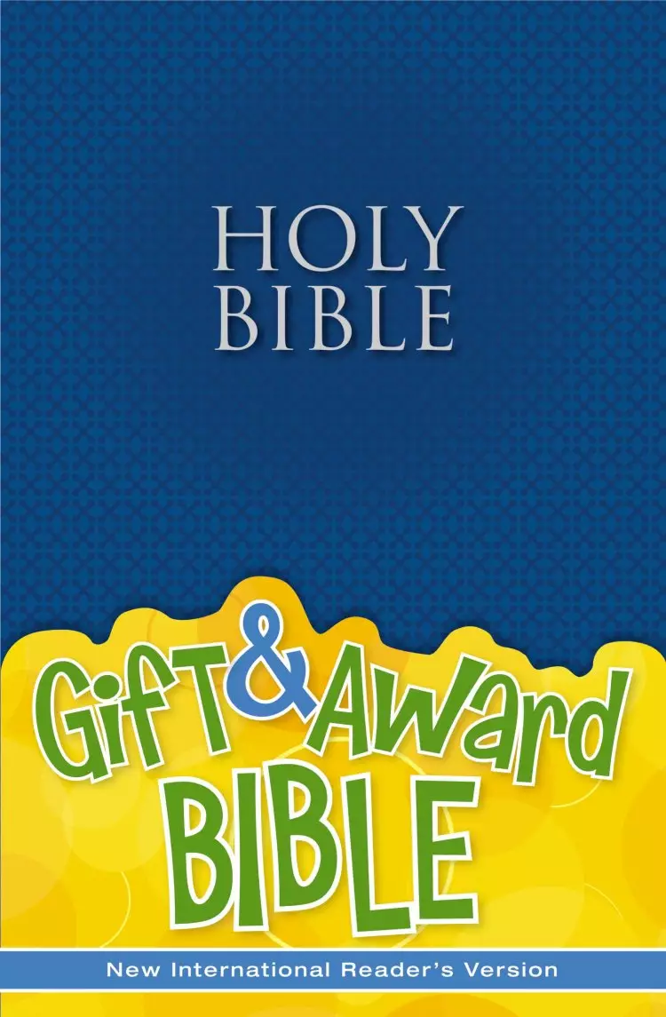 NIrV, Gift and Award Bible, Paperback, Blue