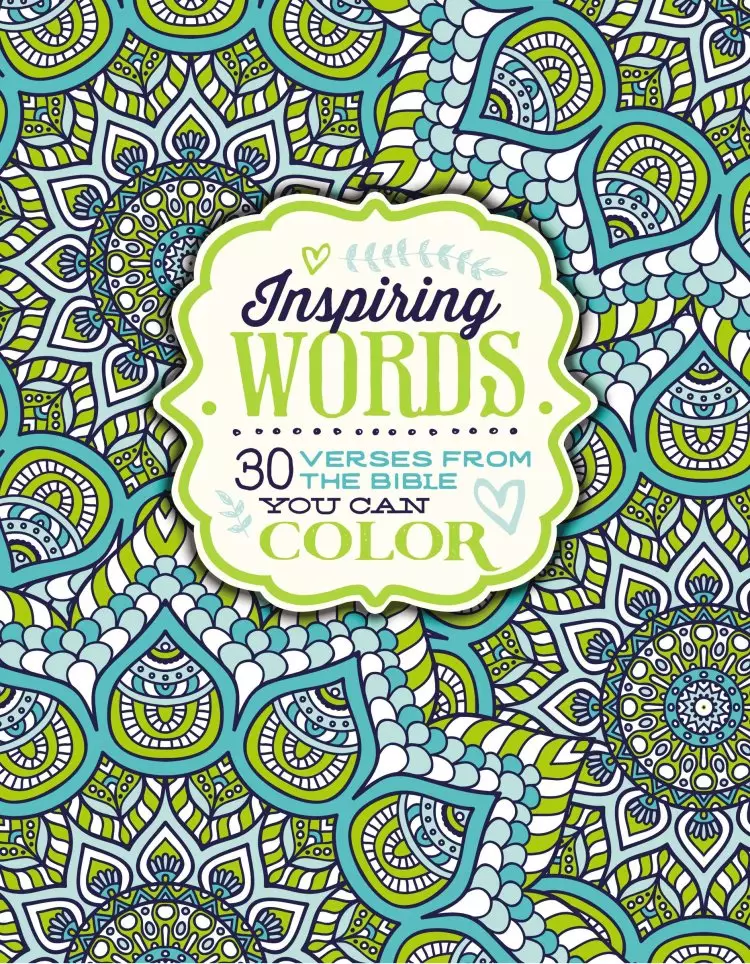 Inspiring Words Colouring Book