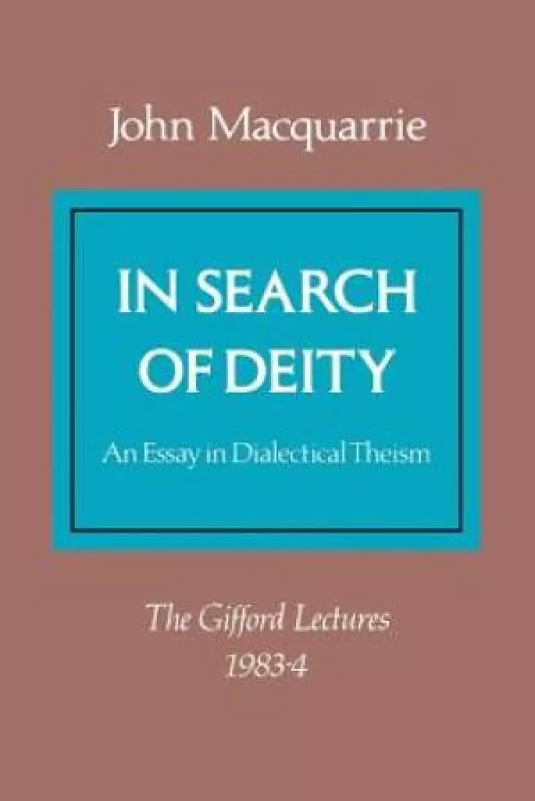 In Search of Deity