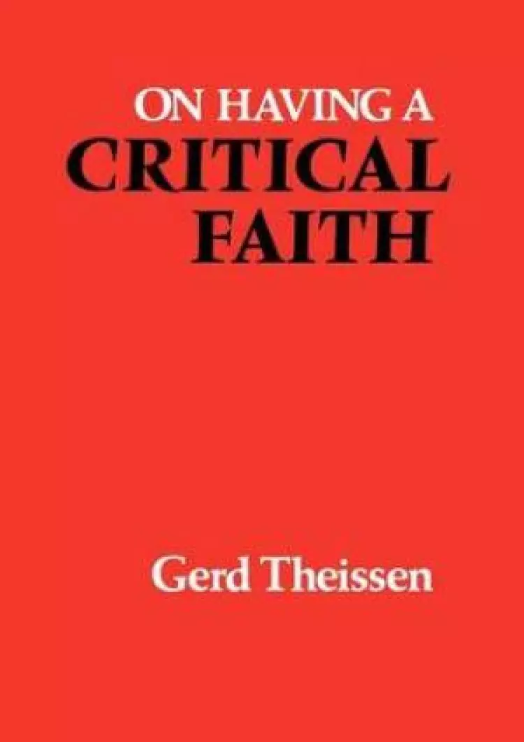 On Having a Critical Faith