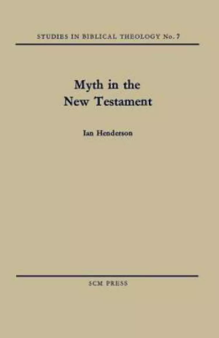 Myth in the New Testament
