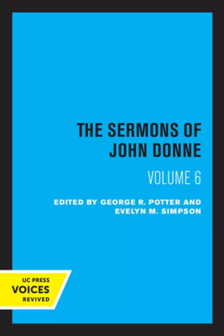 Sermons Of John Donne, Volume Vi