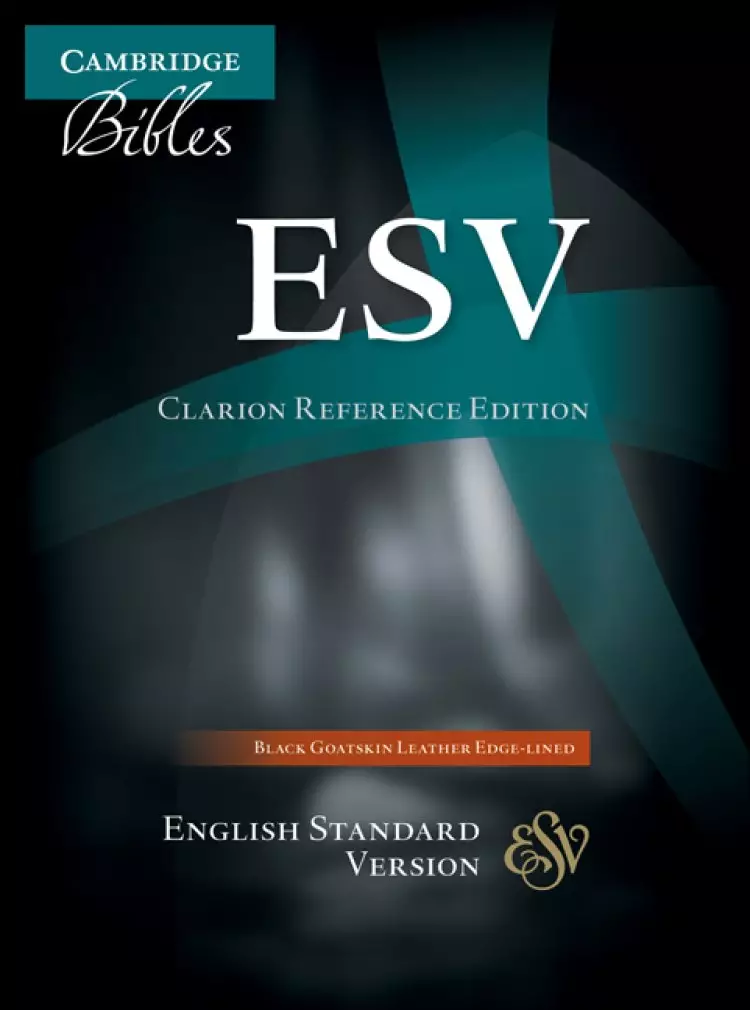 ESV Clarion Reference Bible Goatskin Black