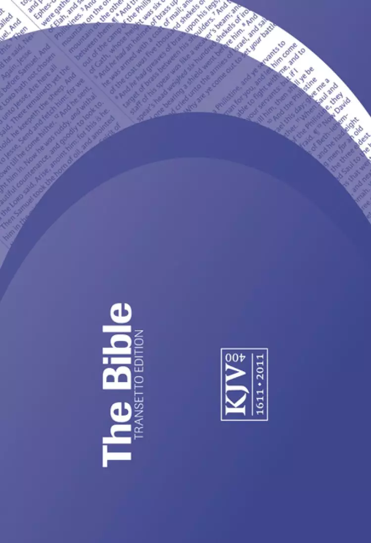 KJV Transetto 'Landsape' Text Pocket Bible Paperback Purple