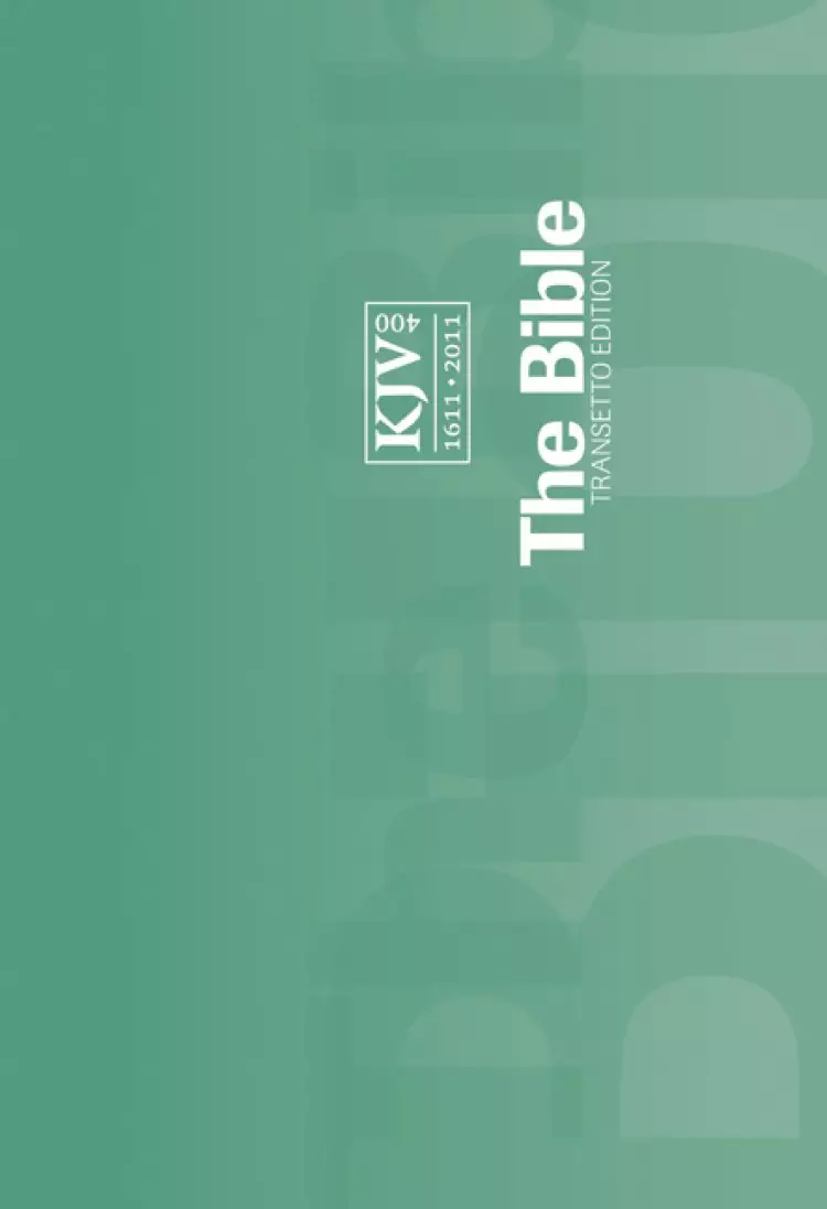 KJV Transetto 'Landsape' Text Pocket Bible Paperback Green