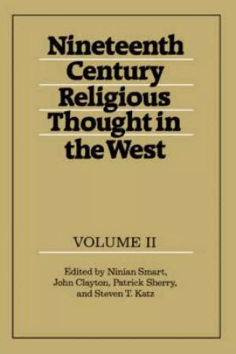 19th Century Religious Thought In The We