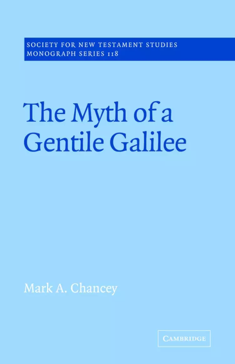 Myth Of A Gentile Galilee