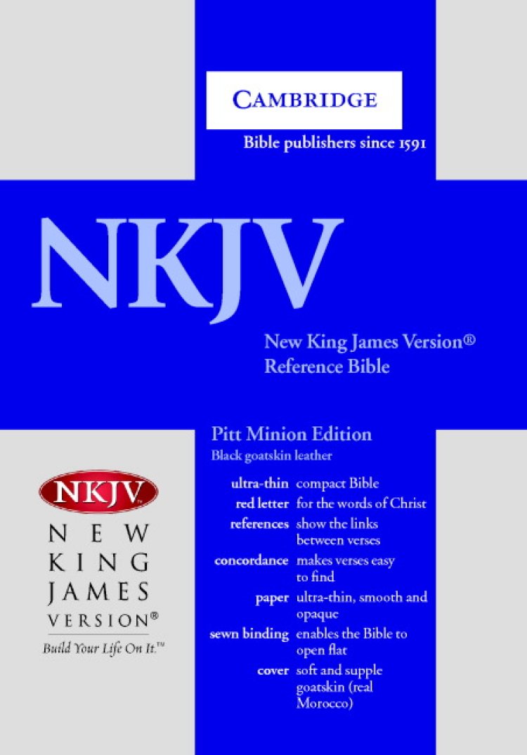 NKJV Pitt Minion Reference Bible: Black, Goatskin Leather