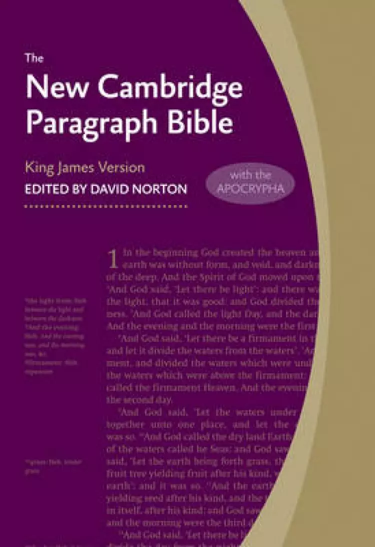 KJV New Cambridge Paragraph Bible with Apocrypha Grey