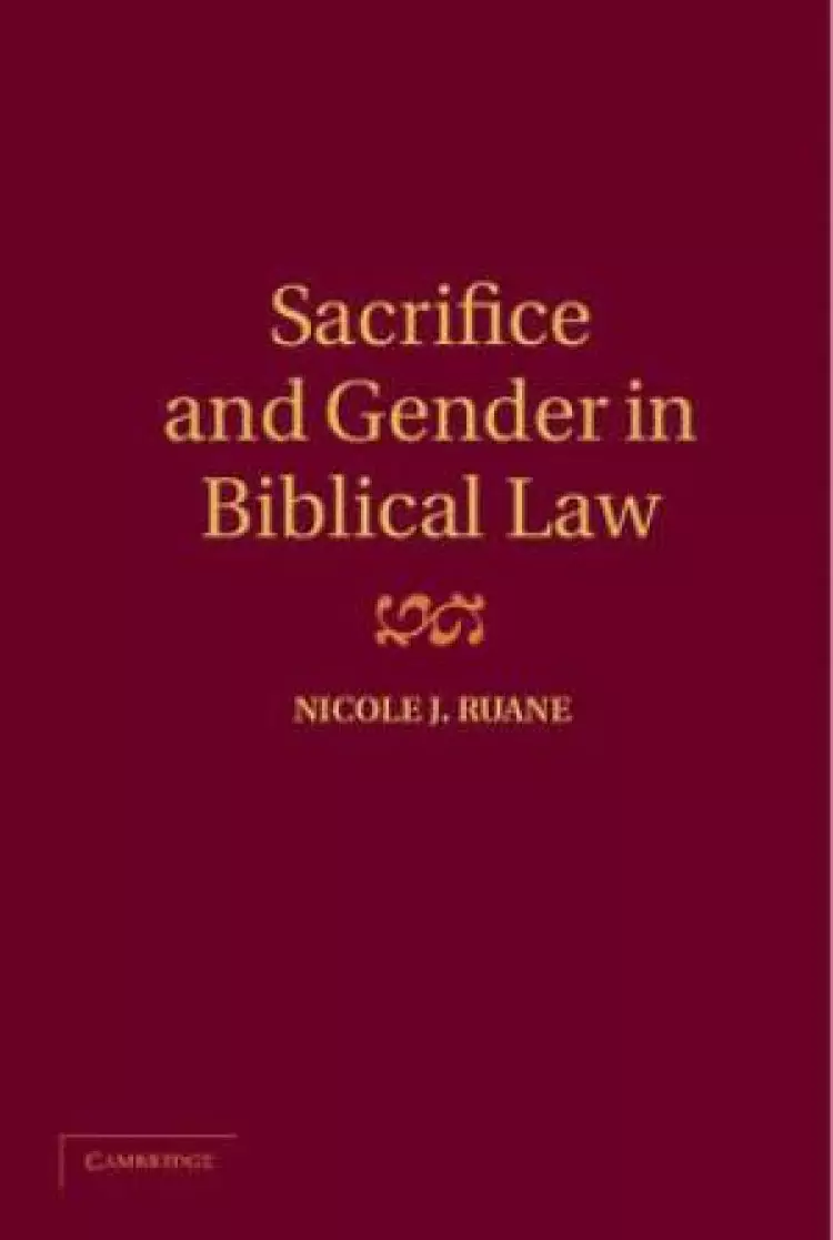 Sacrifice, Purity and Gender in Priestly Law