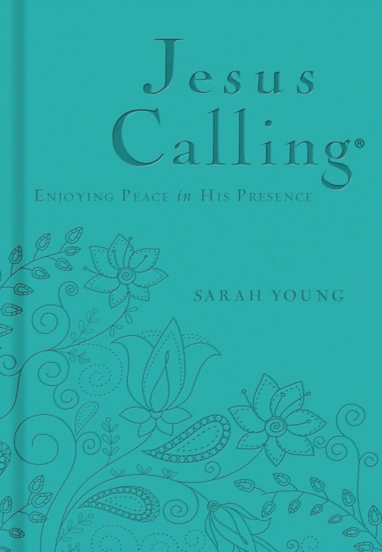 Jesus Calling  Deluxe Edition Teal Cover