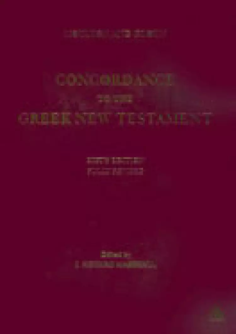 Concordance to the Greek Testament