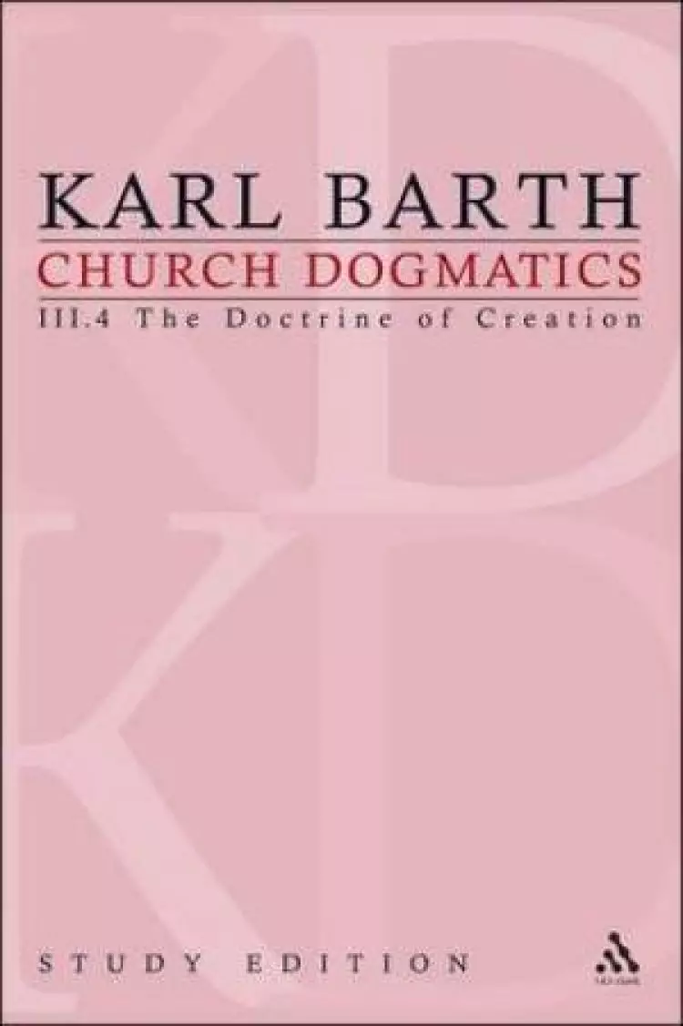 Church Dogmatics, Volume 20