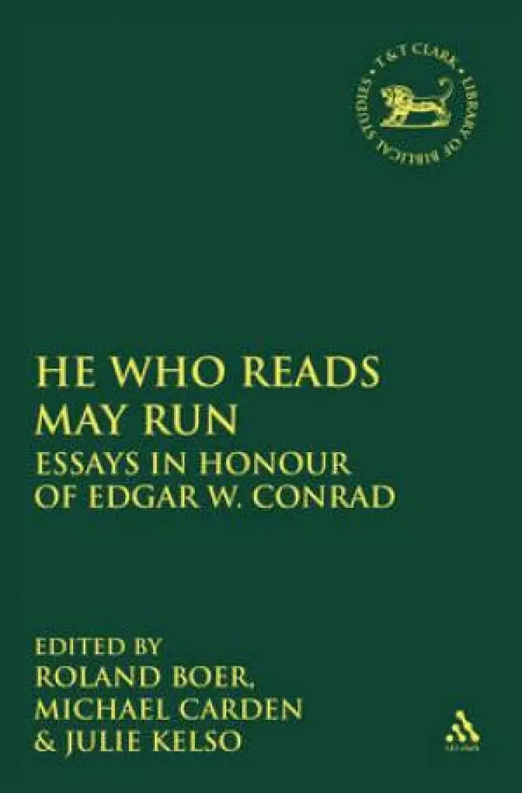 The One Who Reads May Run