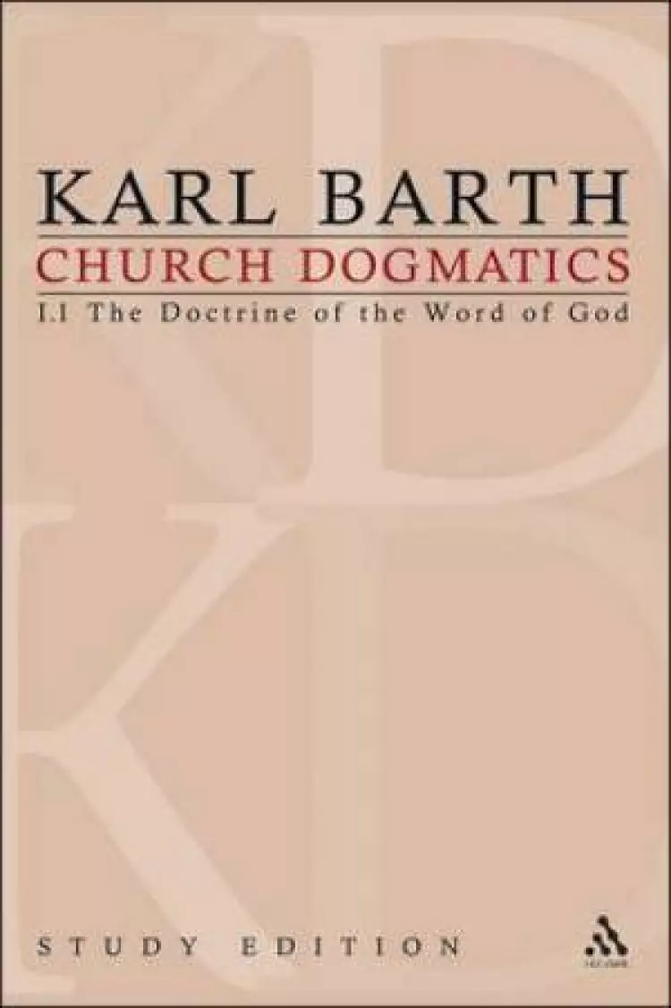 Church Dogmatics Study Edition 2