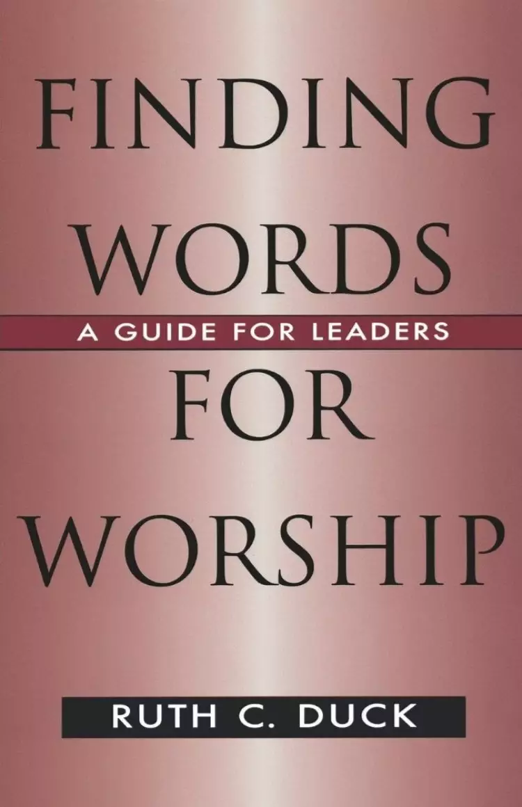 Finding Words For Worship