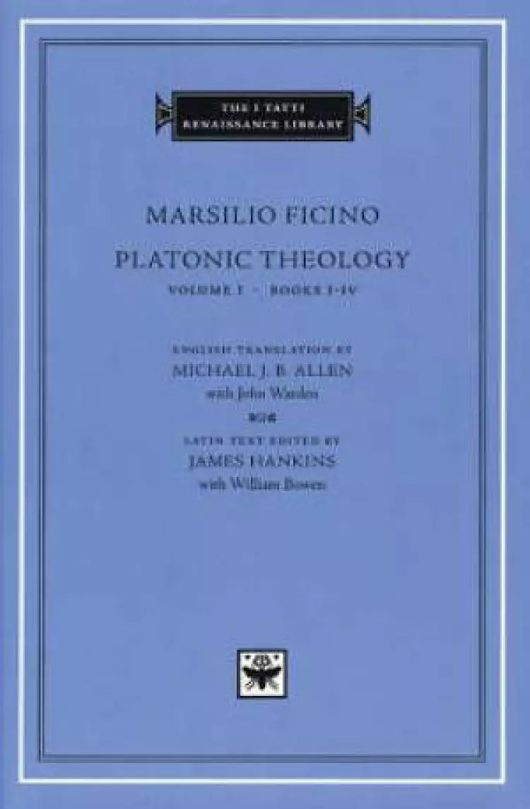 Platonic Theology Books 1-4